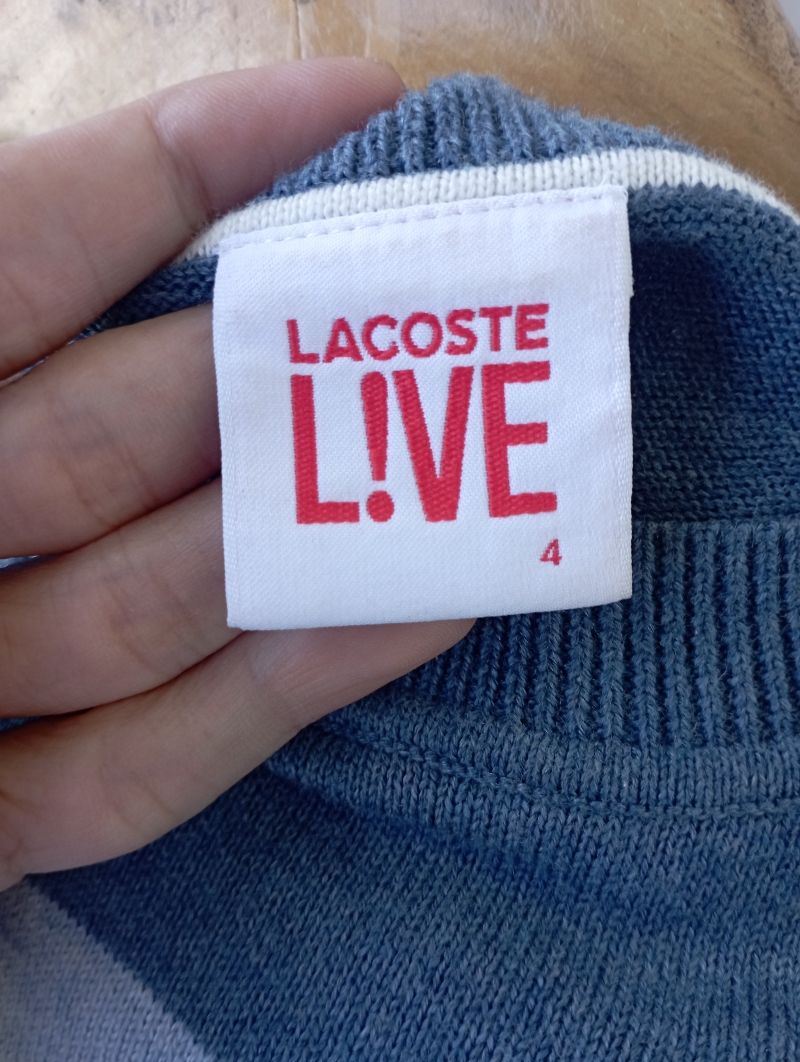 Lacoste Casual Sweater Pria multicolor, foto 3