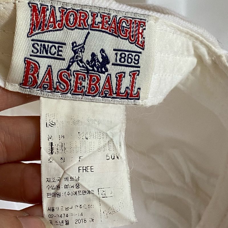 Topi Cap MLB Adjustable NY New York Full White Putih, foto 6