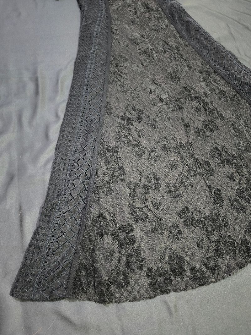 Goth Vampire Lace Maxi Dress, foto 6