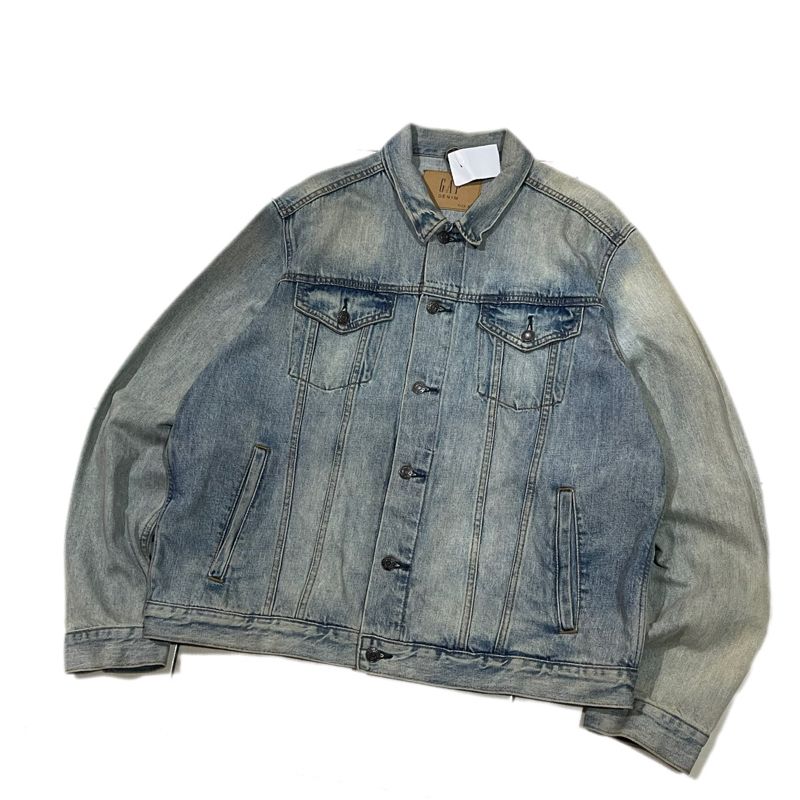 GAP Blue Washed Denim Trucker Jacket, foto 2