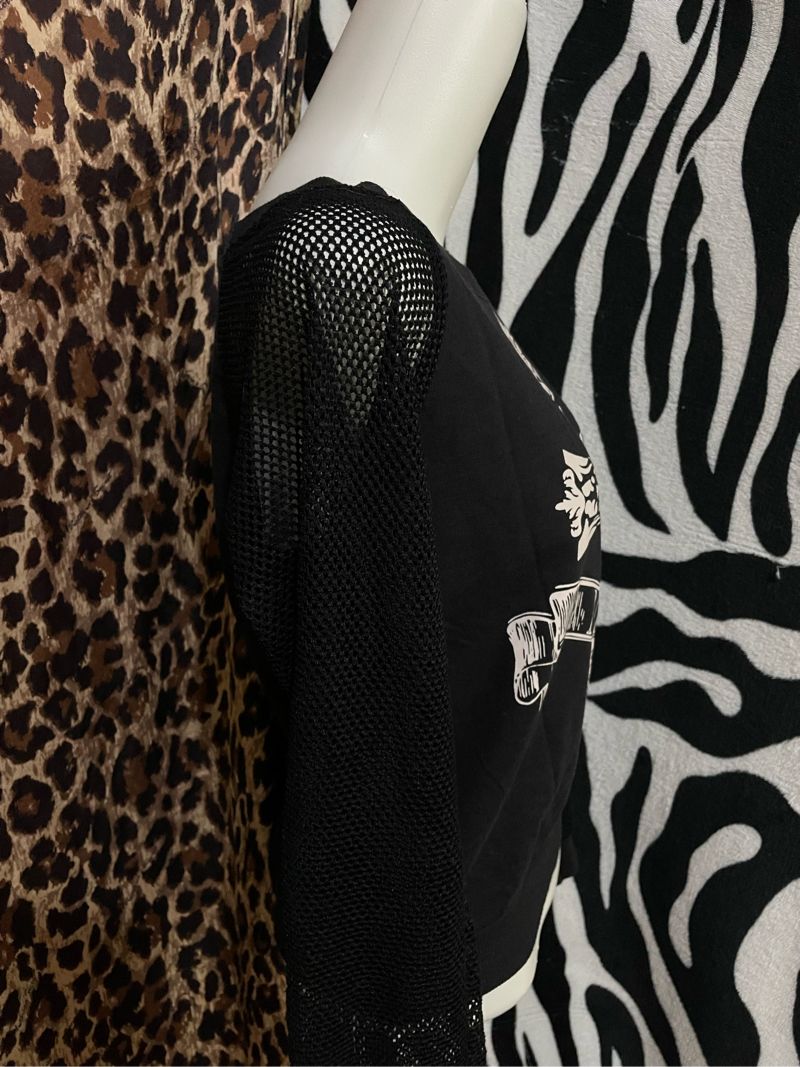 Retro Gothic Y2K Longsleeve Grapic Tee, foto 4