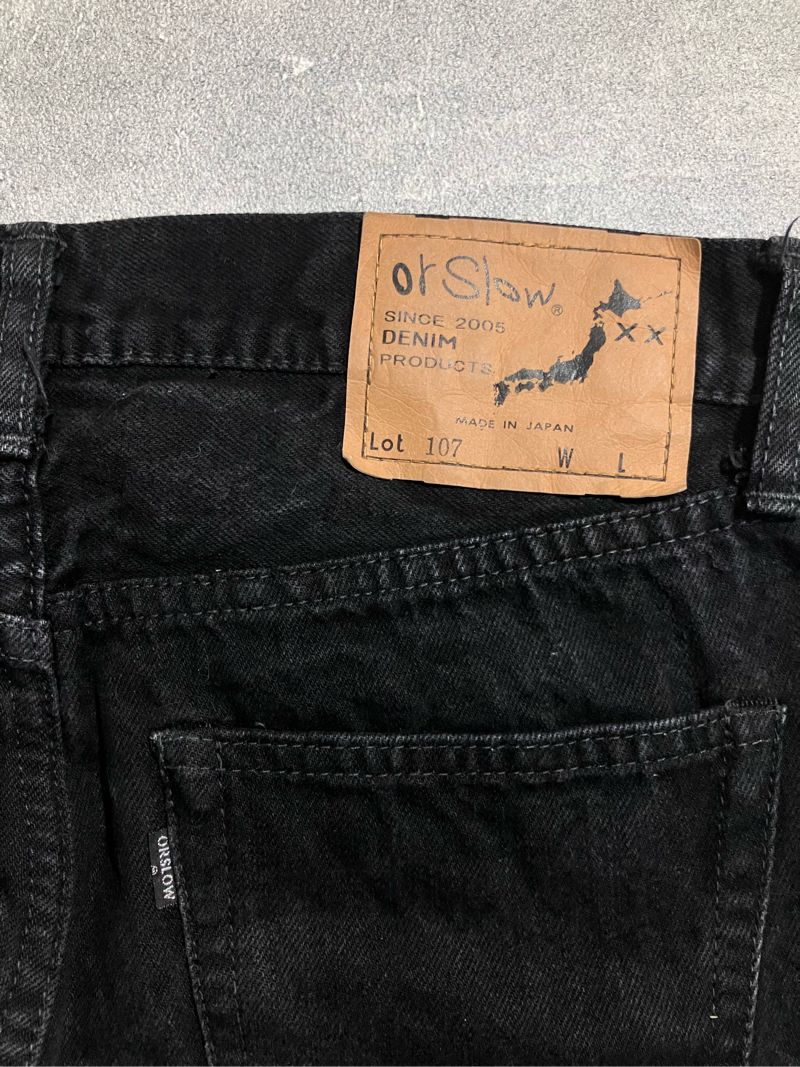 Orslow black washed jeans, foto 5