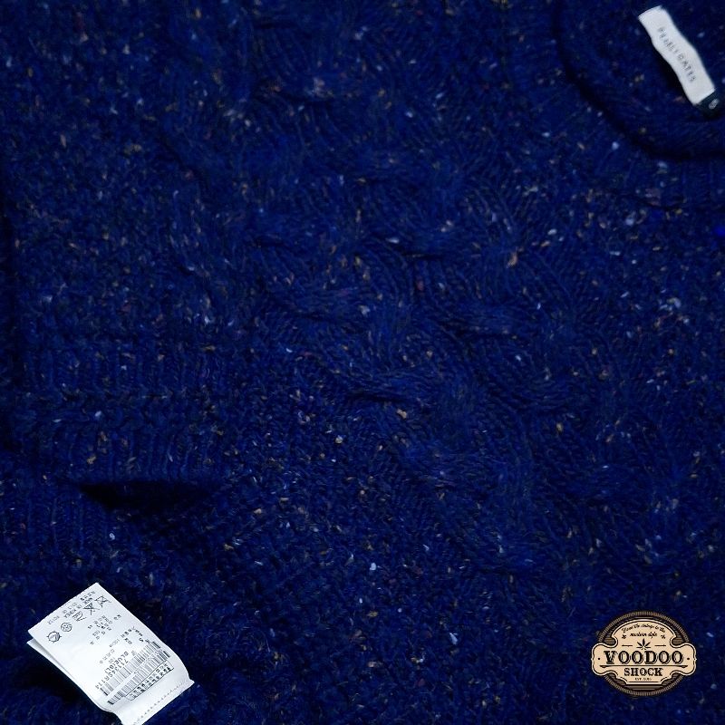 VOODOO - 347 - Vintage Rib and Cable Pattern Knit Crewneck, foto 4