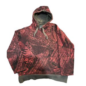 Y2k 00s Vintage Quicksilver All Over Print Hoodie