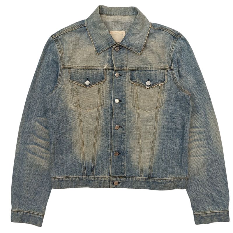 ジャケット・アウター helmut lang 1999 wax coated denim jacket Helmut Lang 1999 Wax Coated Denim Jacket - dmc Helmut Lang coated