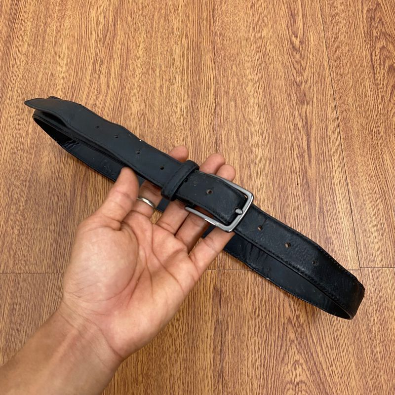 Leather belt Black, foto 3