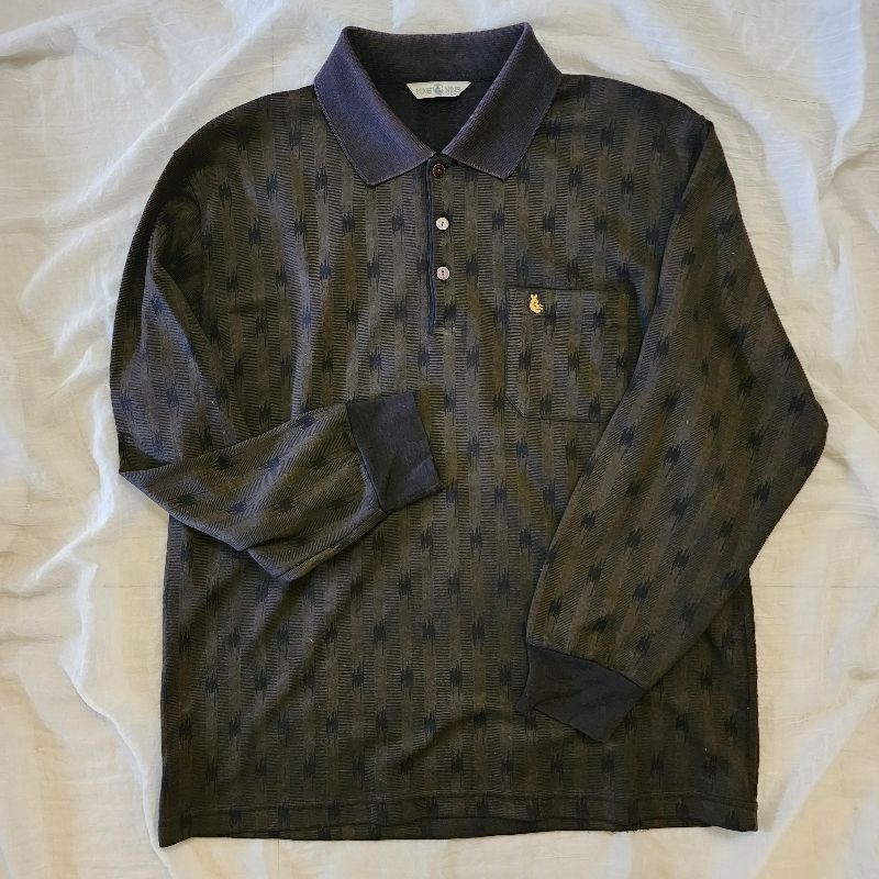Longsleeve collar shirt (11)/vintage pattern, foto 2