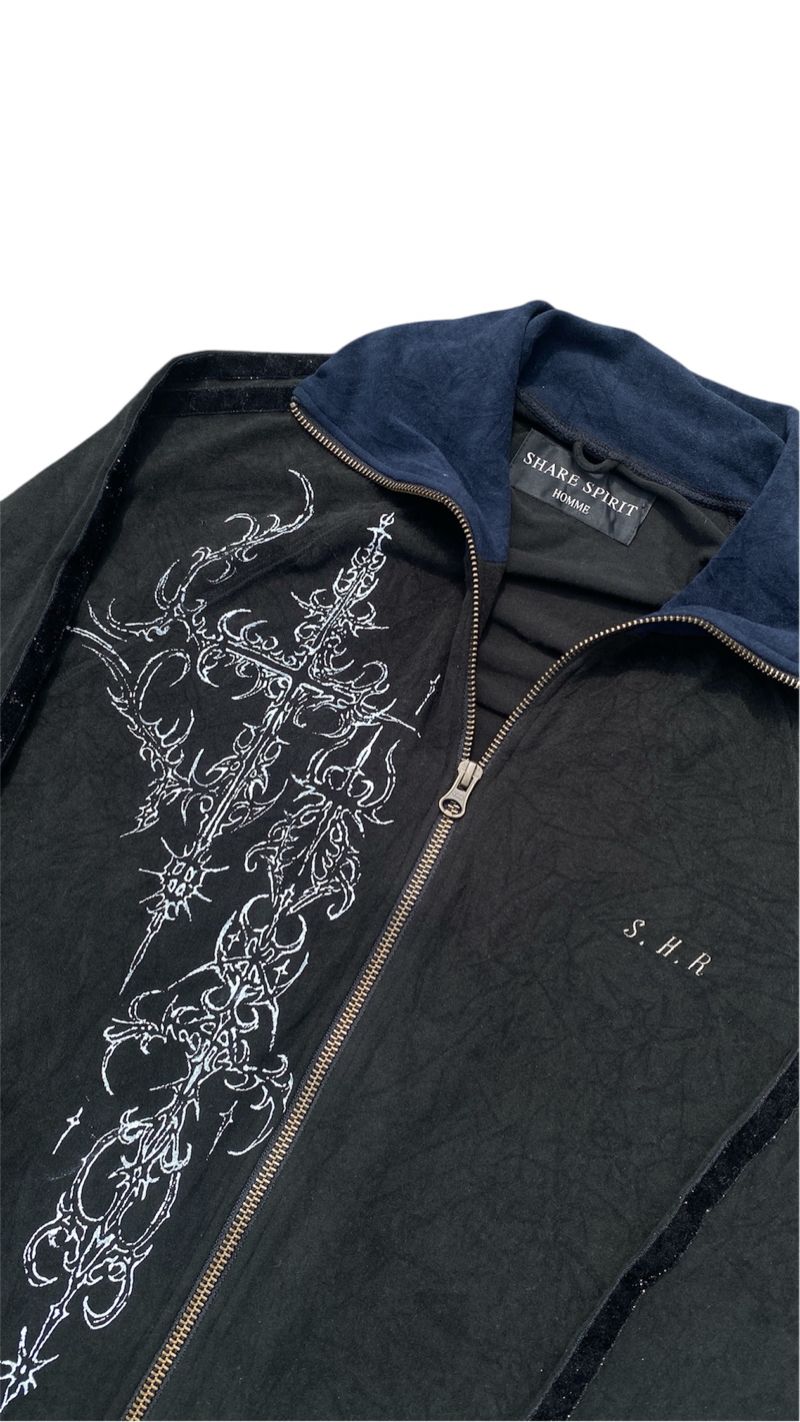 Vintage Track Jacket Cybergilism Art, foto 4