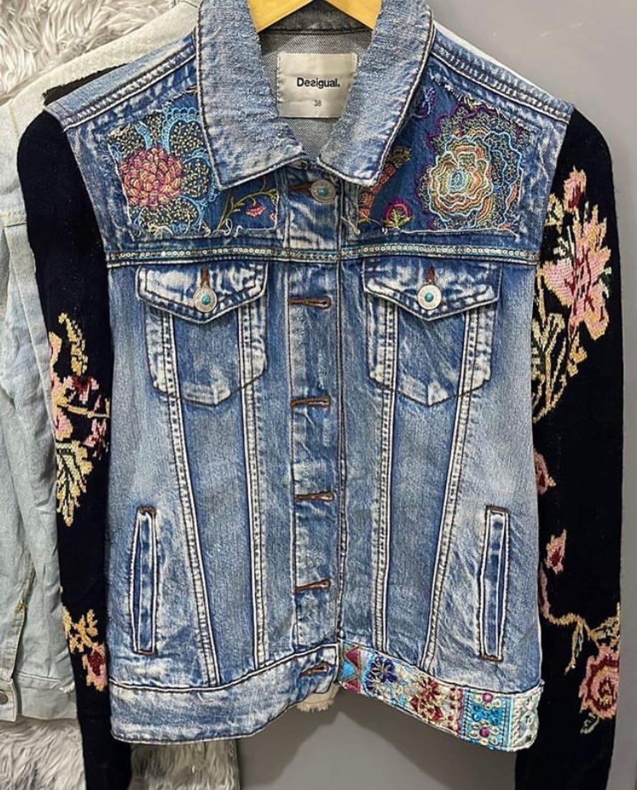 AC/DC Casual Denim jacket Pria black