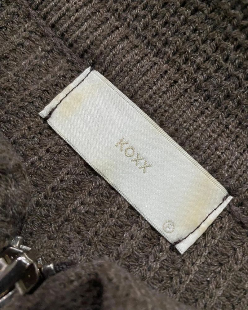 Halfzip knit waffle/lidi tekstur, foto 4