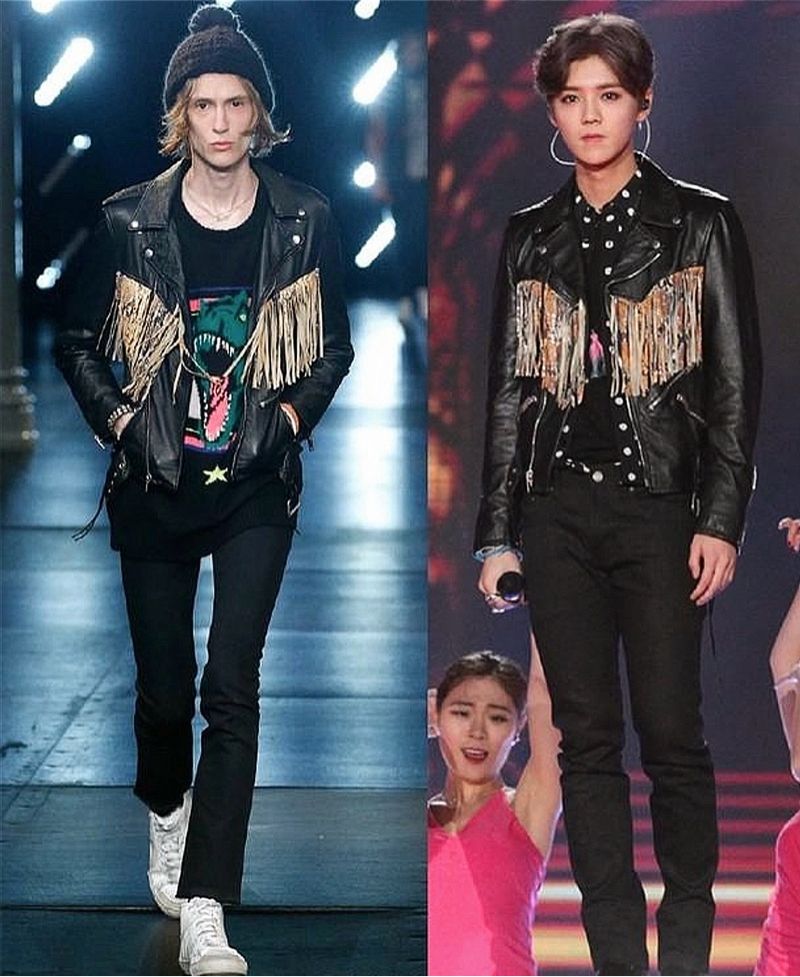 Saint Laurent Paris Spring Summer 2016 Leather Jacket, foto 3