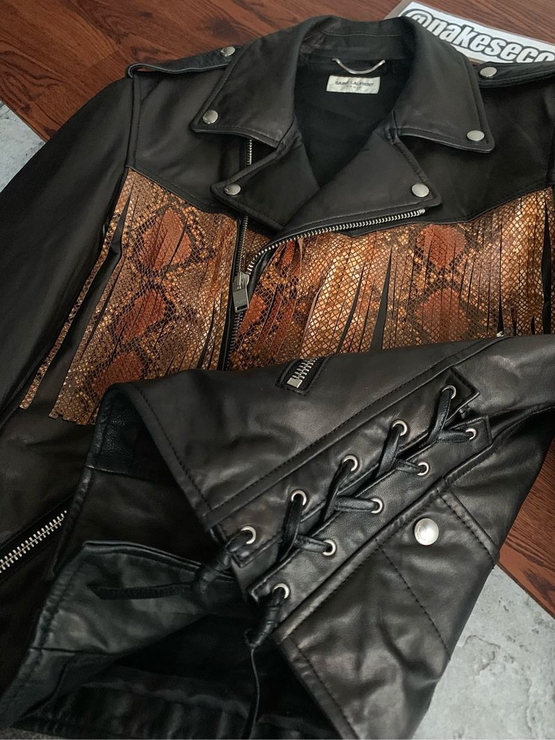 Saint Laurent Paris Spring Summer 2016 Leather Jacket, foto 5