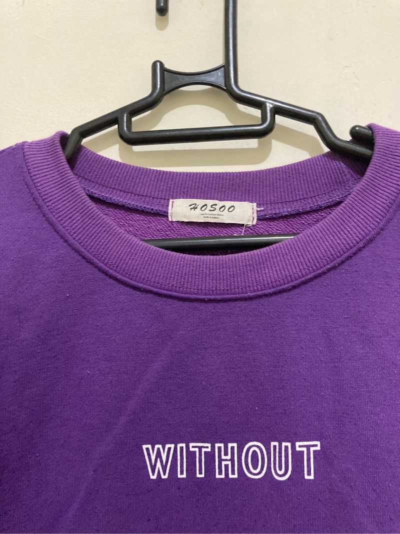 Sweater purple oversize, foto 2