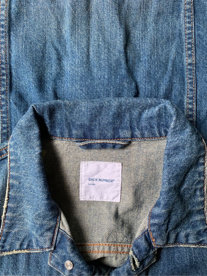 Back Number Trucker Denim Jacket, foto 3