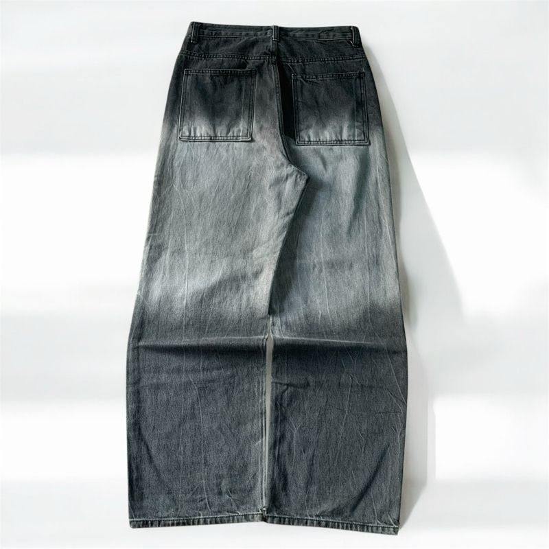 Intempomood Black Washed Baggy jeans, foto 2