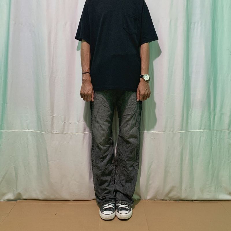 LEE JEANS DARK GRAY FADING BOOTCUT FIT., foto 2