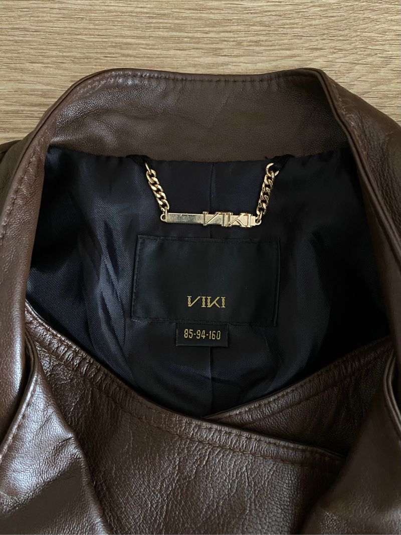 RAMONES BROWN LEATHER JACKET | KULIT SAPI ASLI TEBAL & LEMBU, foto 4