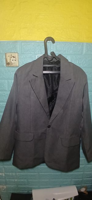 Blazer formal Wanita warna Abu