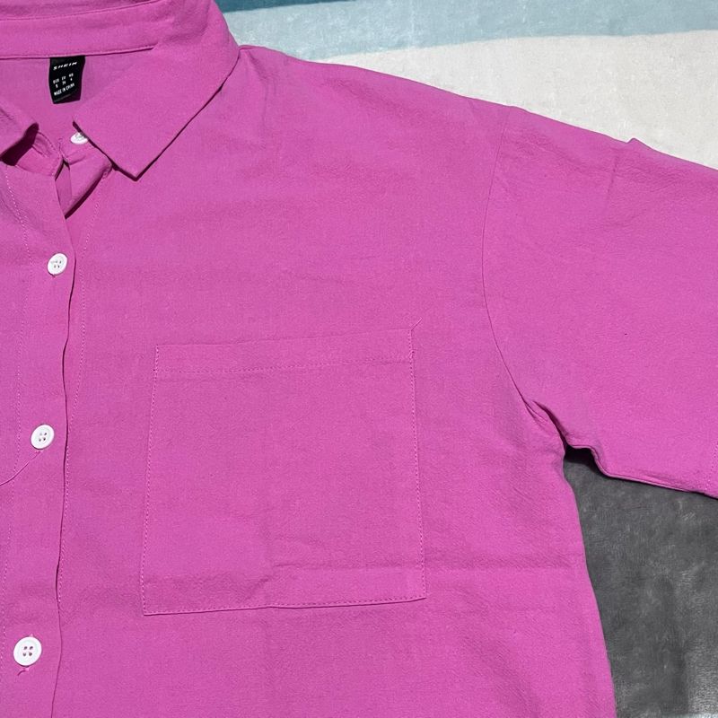 SHEIN KEMEJA PINK SHIRT, foto 2