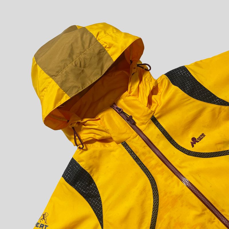Mountaingeer Gorpcore Sportswear Puffer jacket Pria yellow black, foto 4