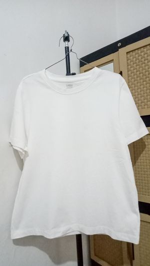 Kaos Polos Putih - basic