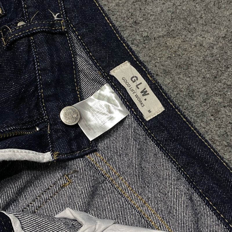 GLW BAGGY RAW DENIM DARK INDIGO, foto 3