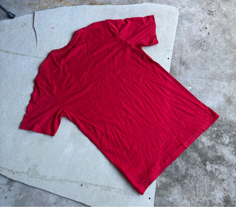 Tshirt Nike Colour Red Centang Hitam, foto 2