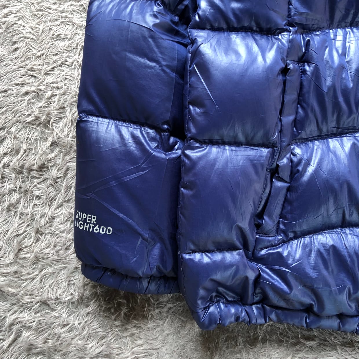 Vintage Y2K Puffer jacket Pria blue, foto 3