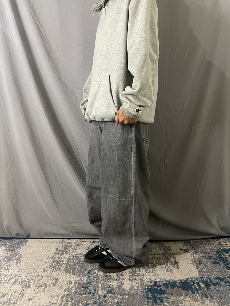 GLW black washed baggy jeans, foto 2