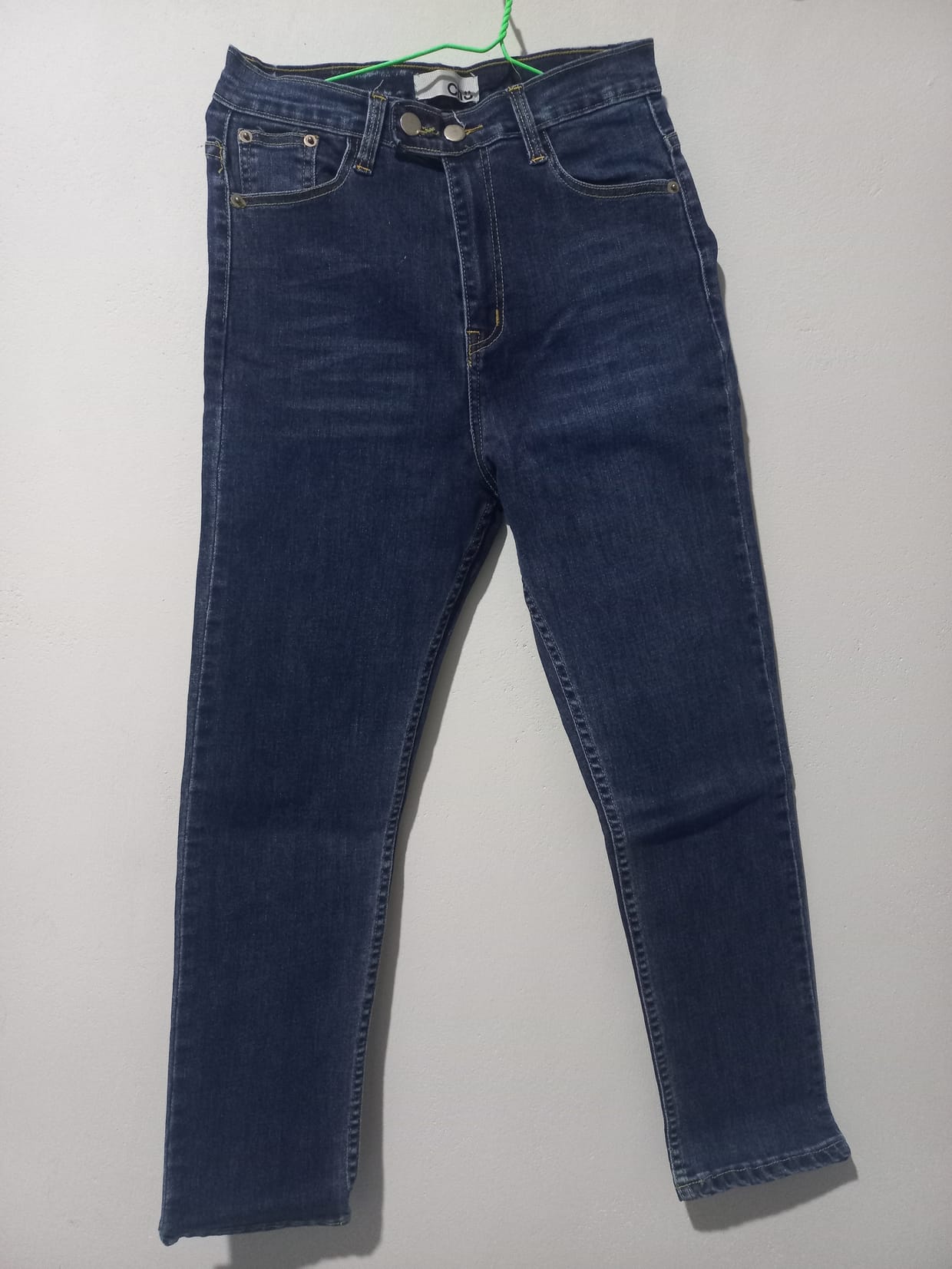 Casual Boyfriend jeans Wanita multicolor navy