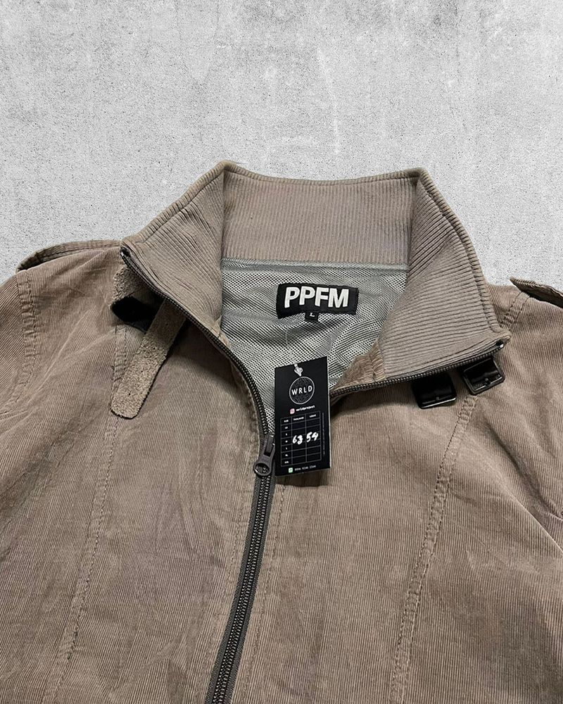 PPFM Vintage Avant Garde Track jacket Pria tan, foto 4