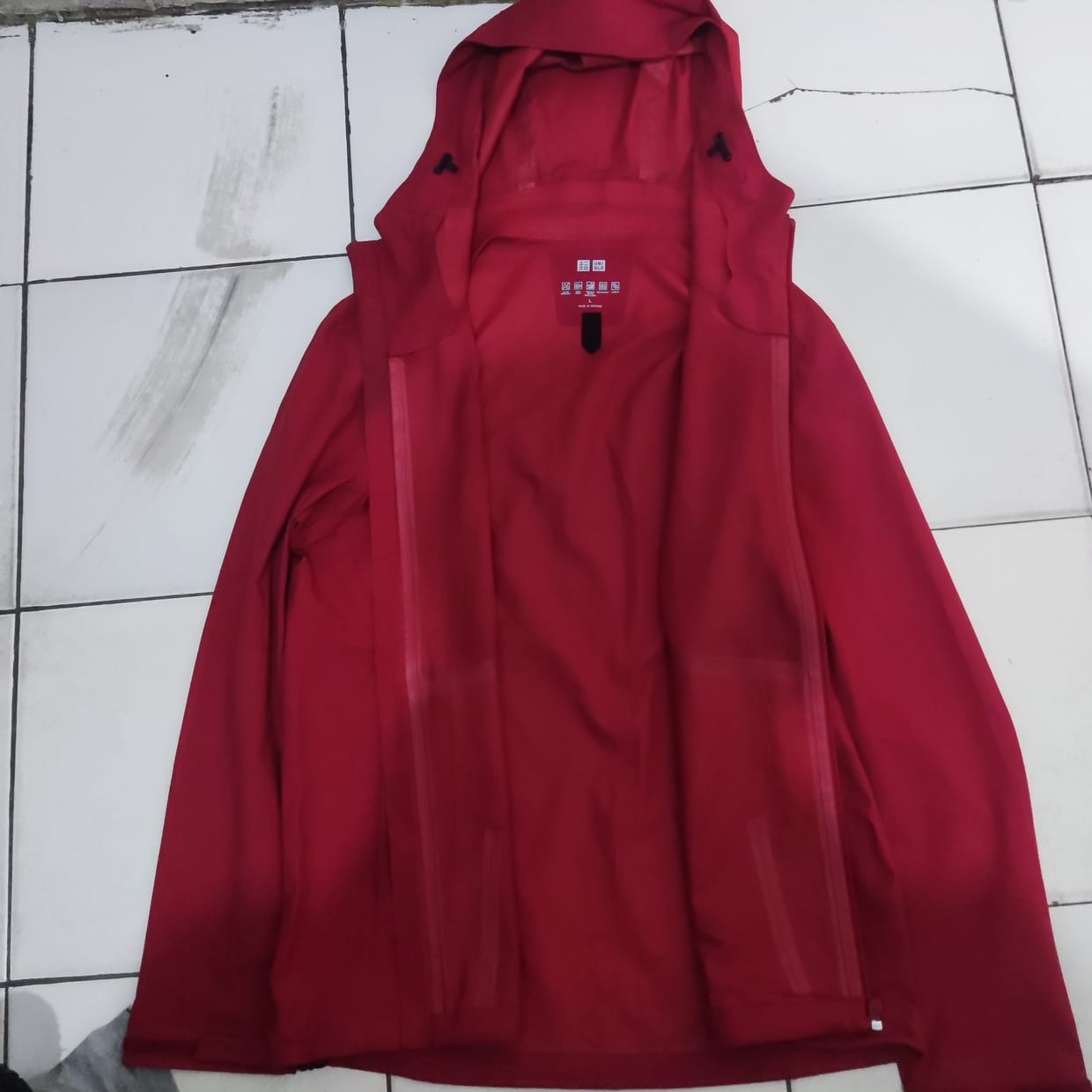 Uniqlo Gorpcore Parka Pria red, foto 2