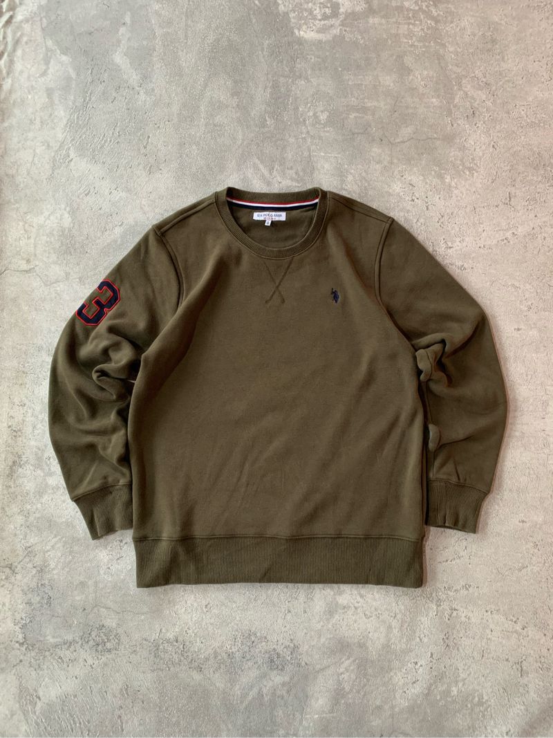 Crewneck uspa green army, foto 7