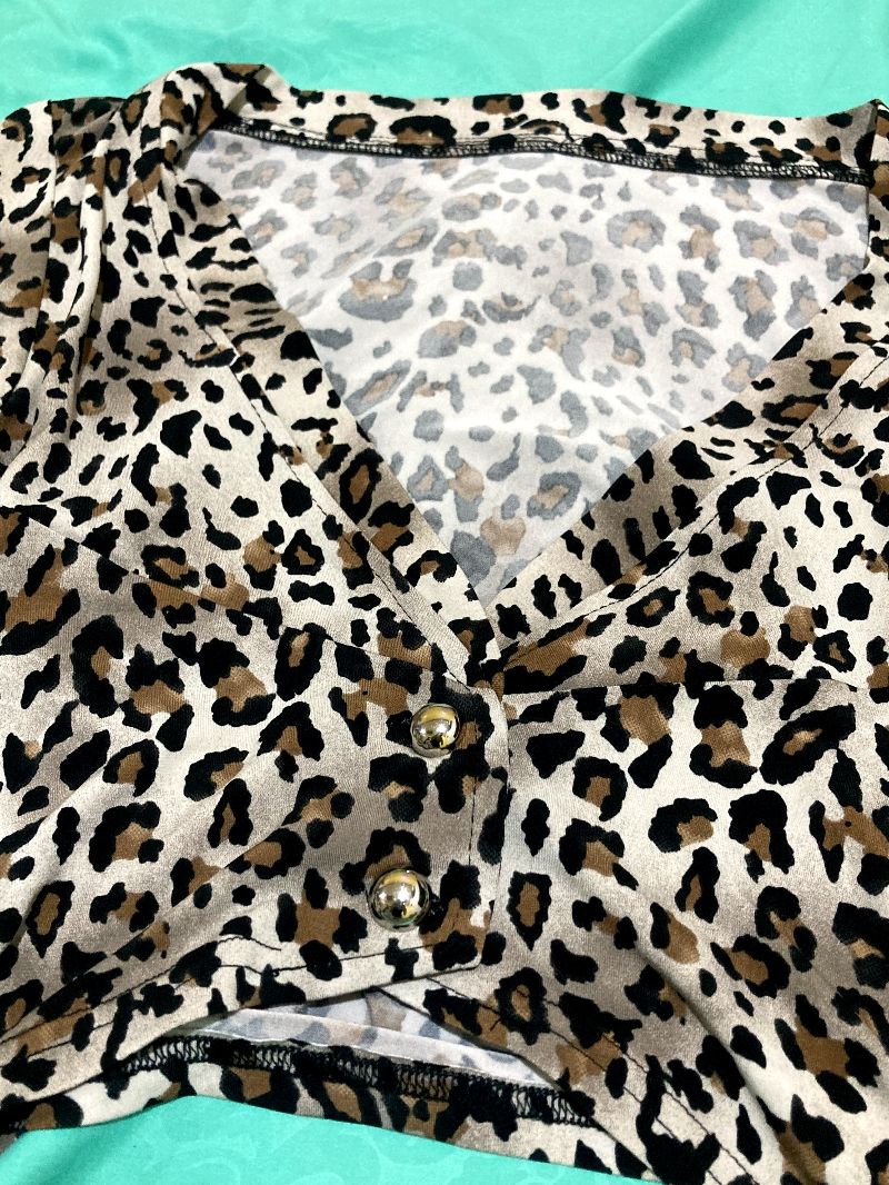 Leopard Crop Top, foto 2