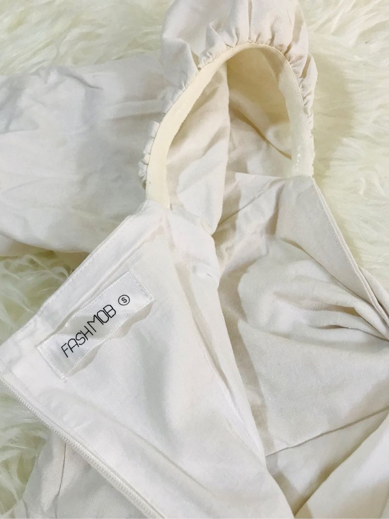 PRELOVED DRESS WHITE FASHMOB, foto 6
