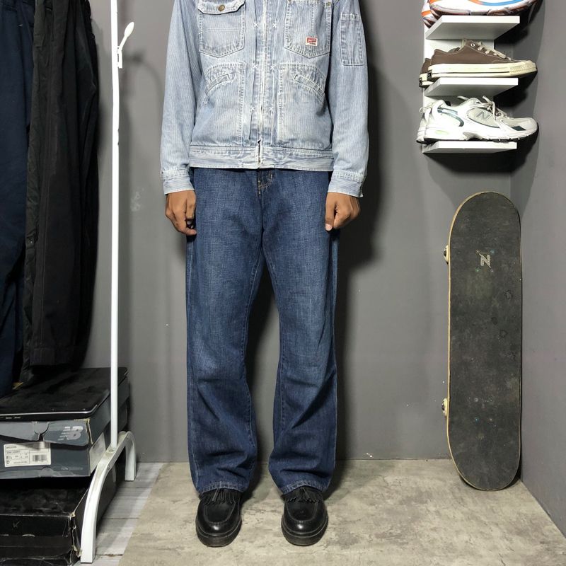 GAP STRAIGHT FIT DEEP BLUE JEANS, foto 5