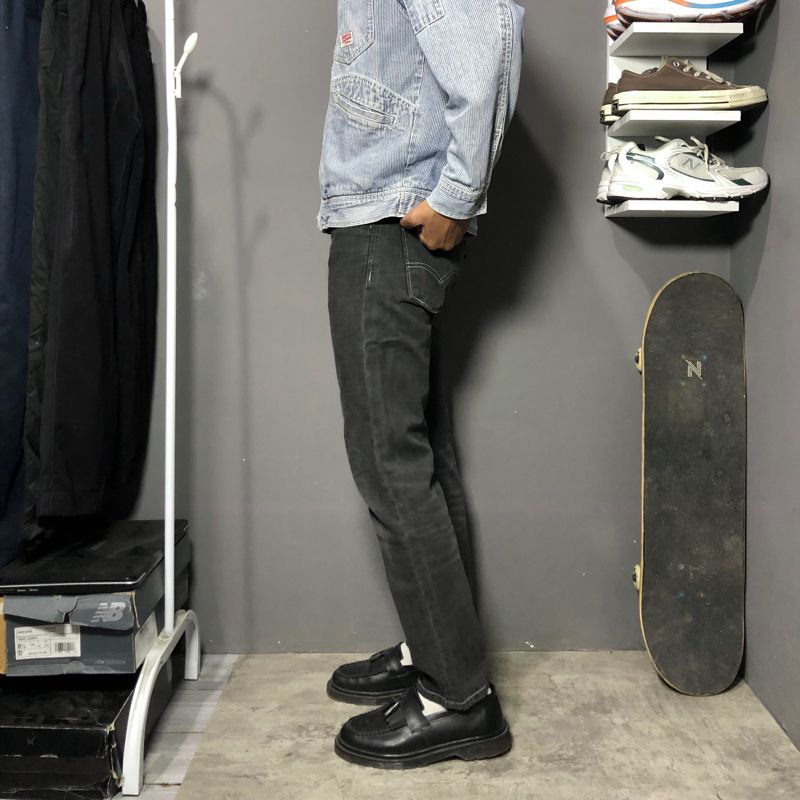 LEVI'S LOT. 508 BLACK WASHED JEANS, foto 7
