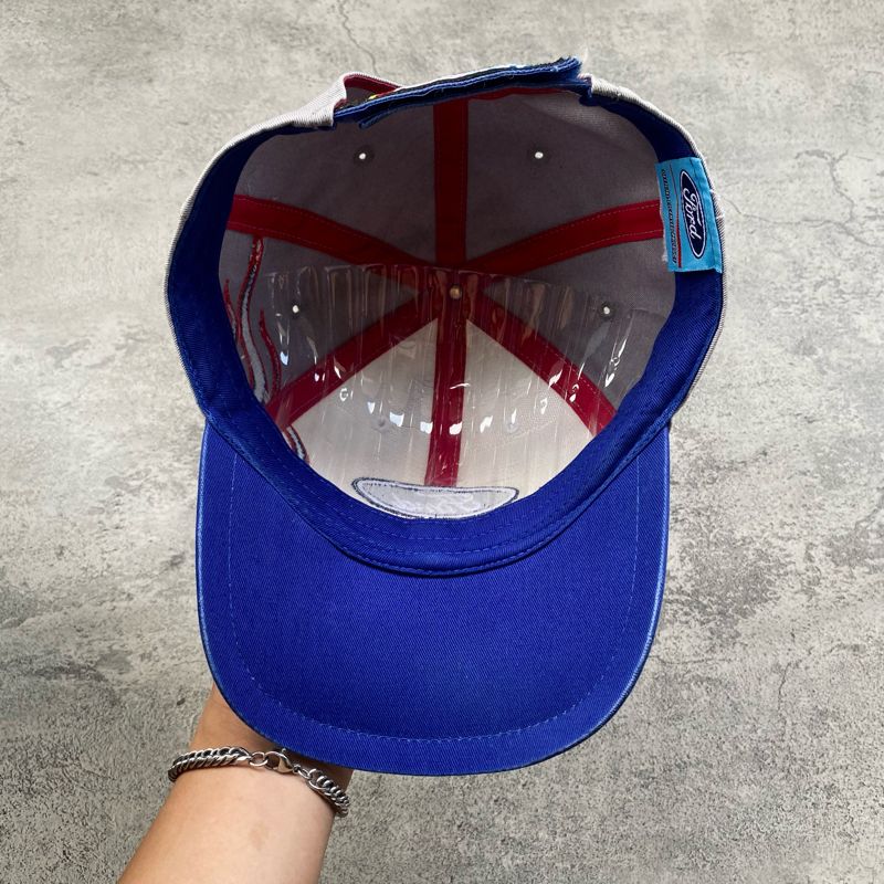 TOPI / HAT NASCAR FORD RACING FLAME VTG, foto 5