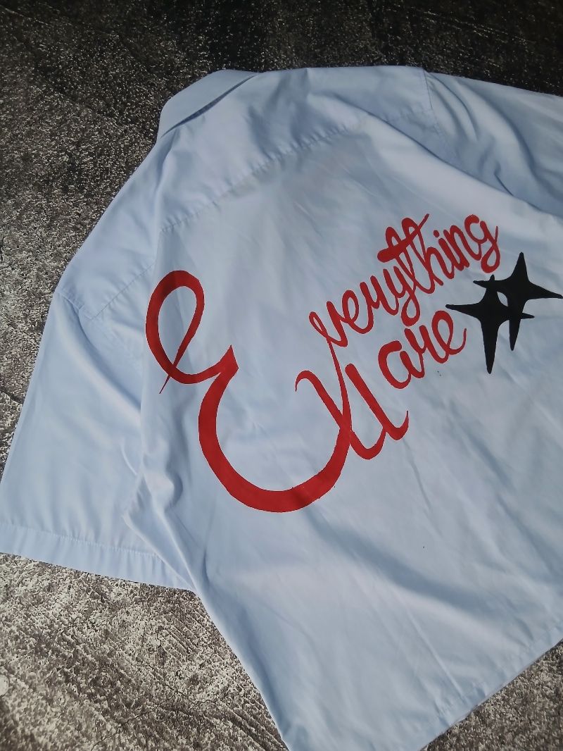 HANDPAINT KEMEJA BOXY HINDIA - EVERYTHING U ARE, foto 7