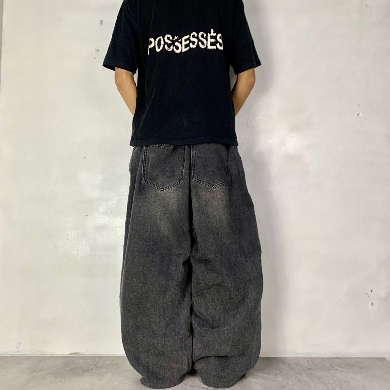 super baggy jeans black washed, foto 3