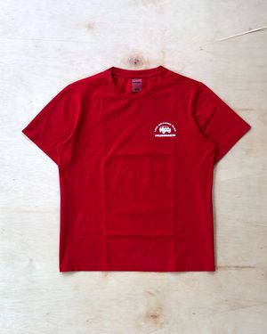 Biker Casual T-shirt Pria red