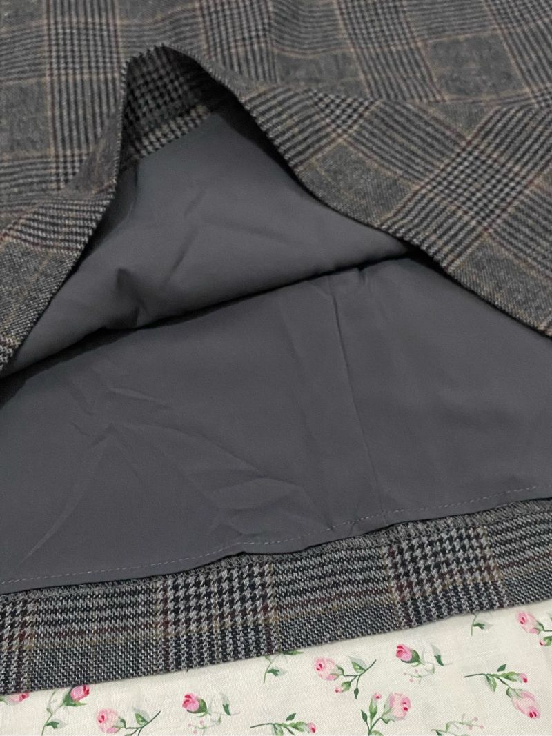 Uniqlo checkered skirt, foto 3