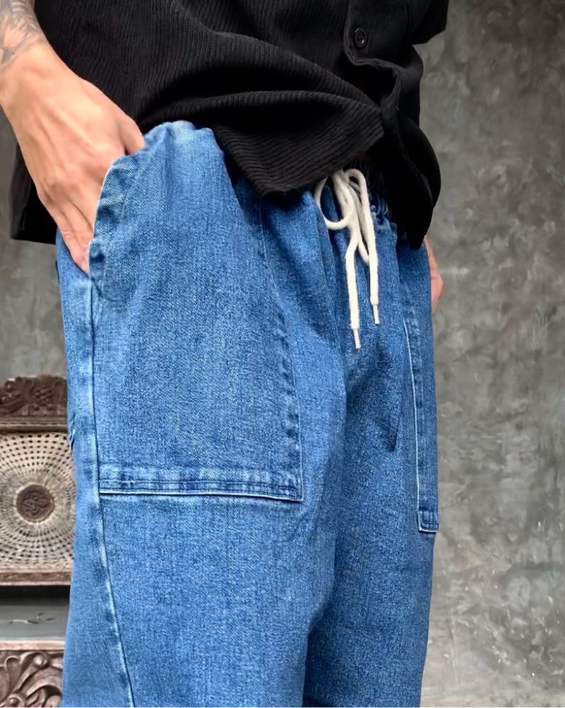 BAGGY FATIGUE BLUE JEANS, foto 3
