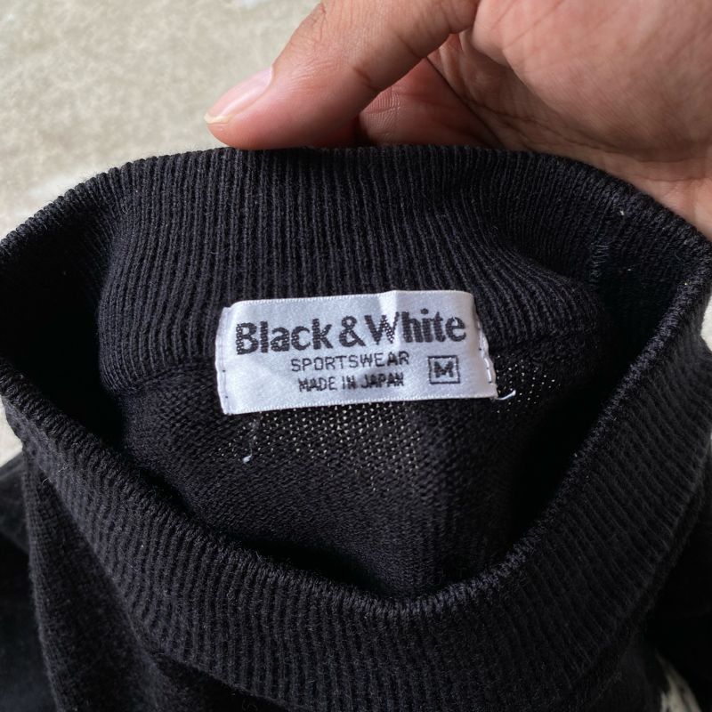 BLACK & WHITE SWEATER KNIT, foto 5