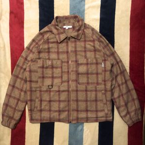 Made in USA Vintage Streetwear Harrington jacket Pria tan