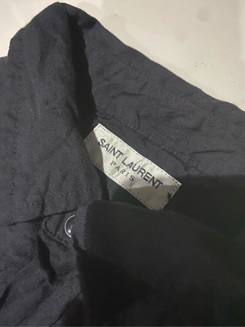 Kemeja denim saint Lauren, foto 2
