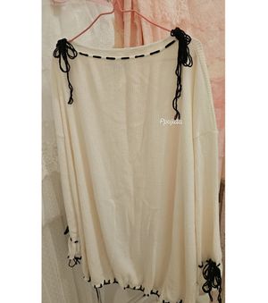 ARRAY KNIT WHITE BLOUSE ORIGINAL