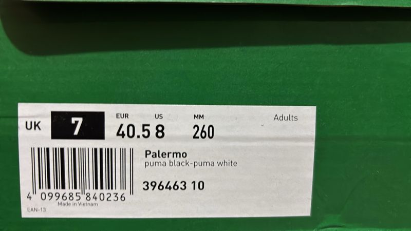 Puma Palermo Black (Full Suede), foto 4