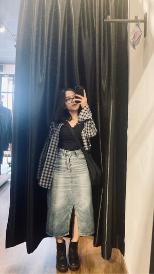 Skirt Jeans 3/4