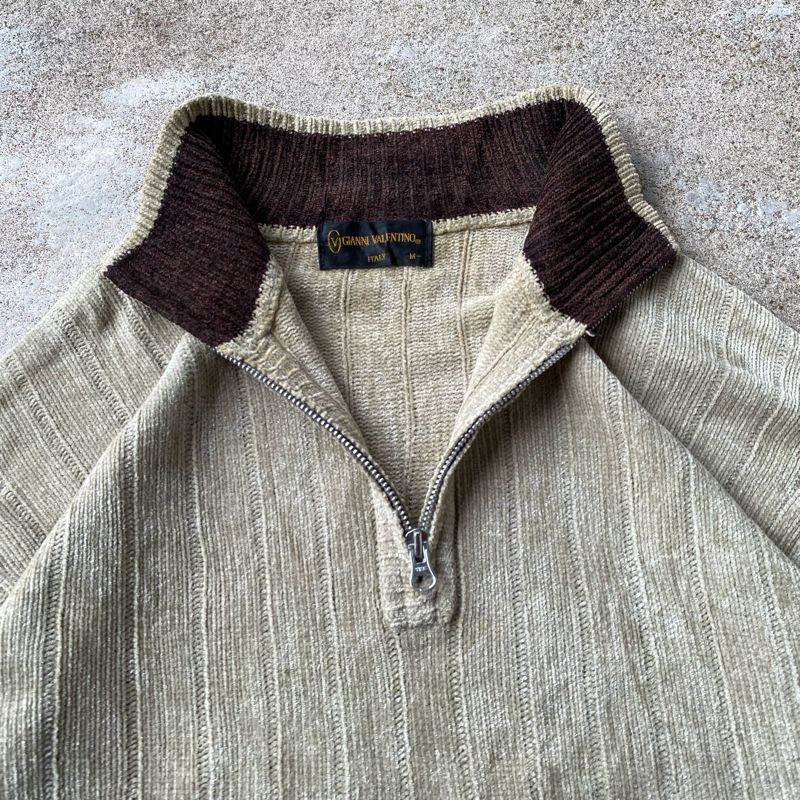 GIANNI VALENTINO VELVET HALFZIP, foto 3